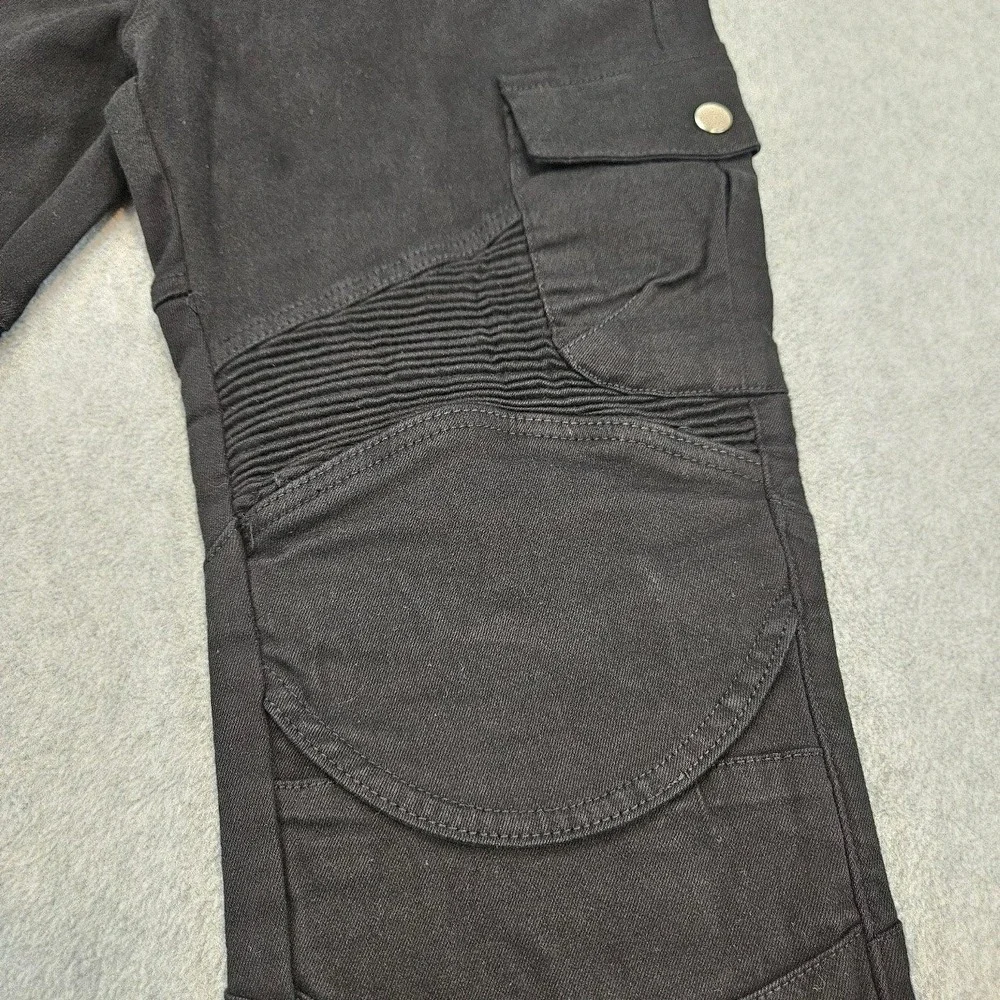 Volero Safety & Innovation Mens Black Motorcycle Riding Cargo Jeans Size S M NWT